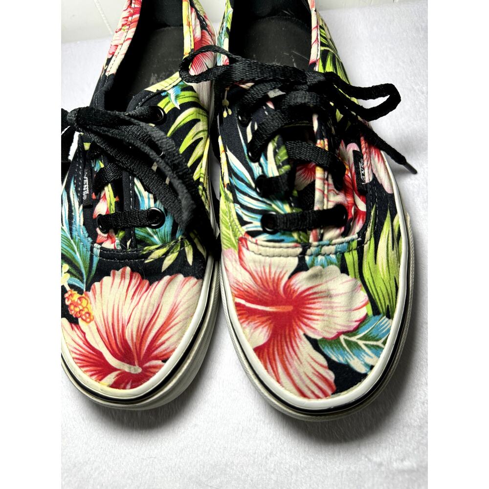 Vans Hawaiian Floral Sneakers Women's Size 7.0 - Picture 9 of 15